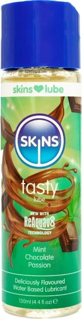 Lubrifiant Comestible Menthe Chocolat pour Préliminaires 130ml