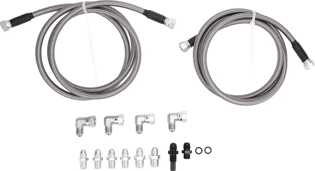 Tuyau huile transmission 6AN inox 70" PTFE durable pour TH400 et 4L80E