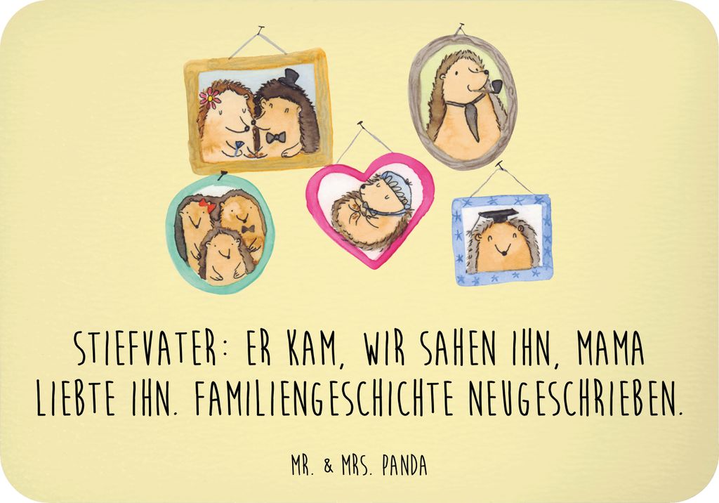 Mr. & Mrs. Panda magnet Stiefvater Liebe - Gelb Pastell - Geschenk, Kühlschrankmagnet, Dankeschön, whiteboardmagnet, zettelhalter, Handarbeit, Da...