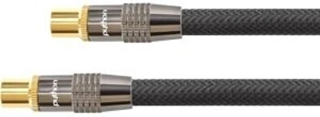 PYTHON Series Câble d'antenne Coaxial 30m [GC-M2020] 120dB Blindé Noir