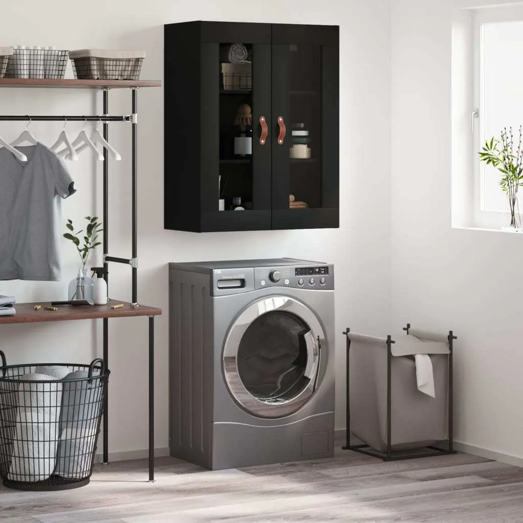 Mobile Vetrina Parete Nero Möbel2025 CHY6656224 | Specifica 70x34x90 cm