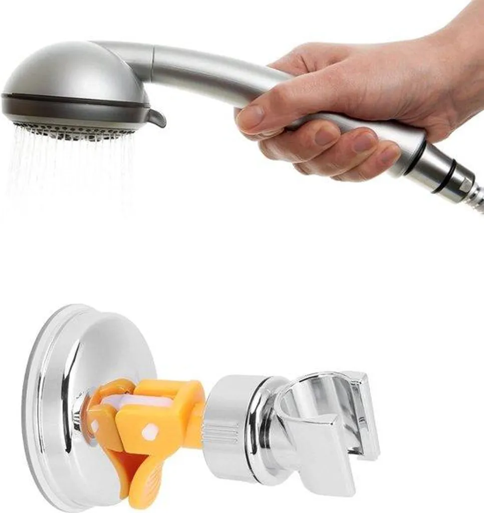 Support de pomme de douche réglable à forte adhérence auto-adhésif