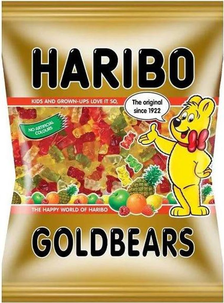 Haribo 96245, Gummibärchen, 1 kg, Apfel, Zitrone, Orange, Produktbild 