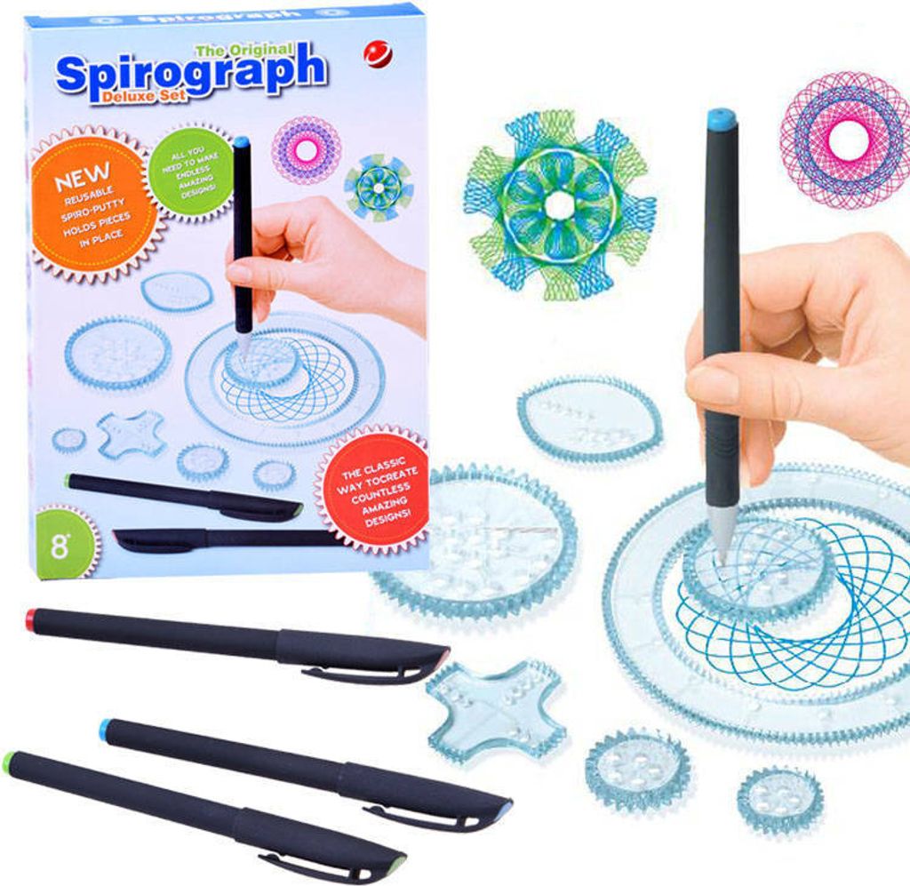 PIXINO Zeichenschablonenset - Spirograph