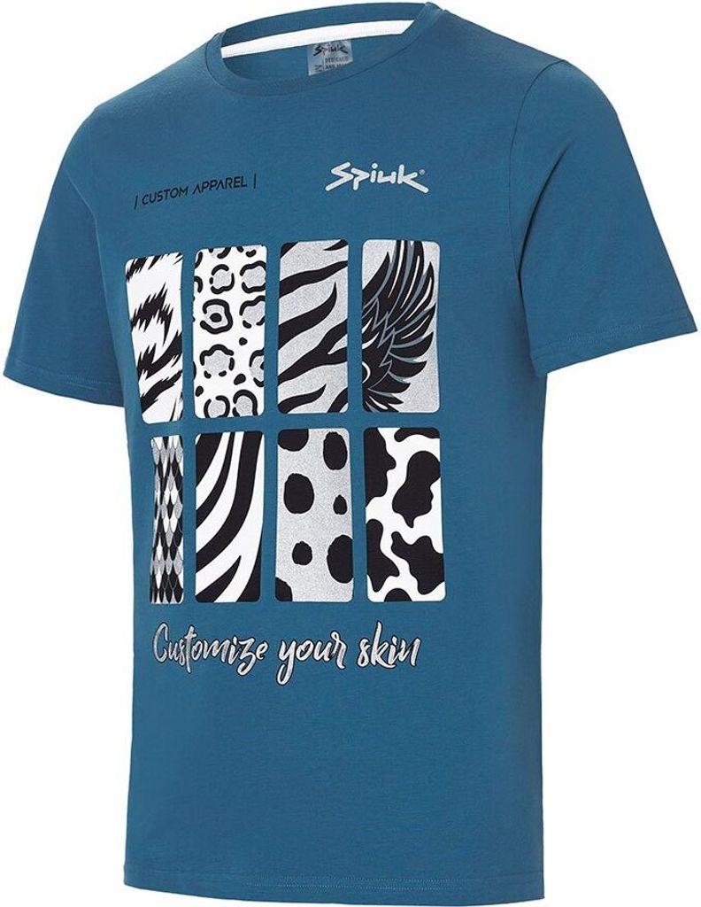 Spiuk Promotion Kurzarm-t-shirt Blau L Mann Blau L