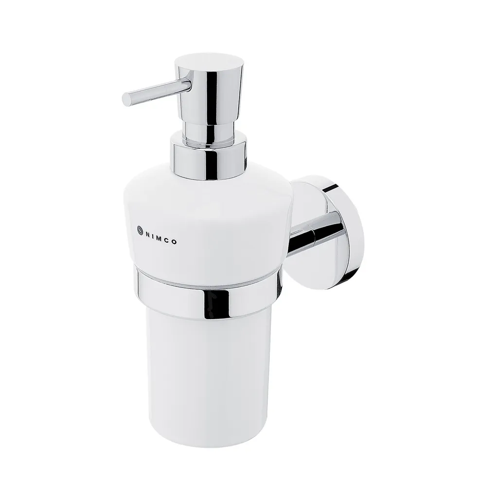 Distributeur de savon céramique avec pompe laiton robuste NIMCO UN 13031KU