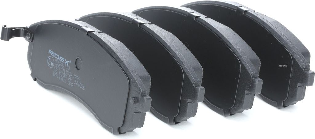 RIDEX 402B0779 Bremsbeläge Satz Vorne für CHRYSLER GRAND Produktbild 