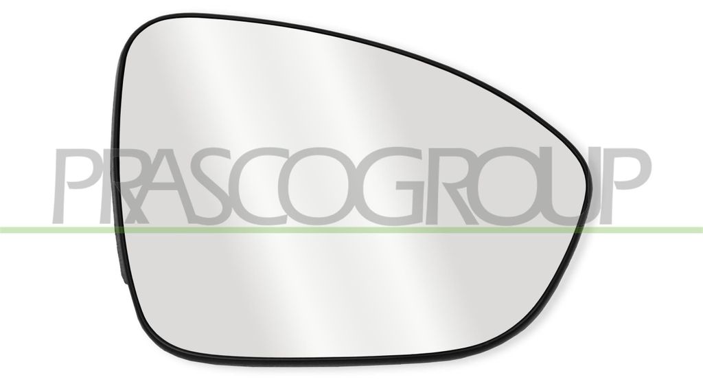 PRASCO Spiegelglas Außenspiegel Rechts für DACIA Sandero III (BJI) Konvex DA2327503