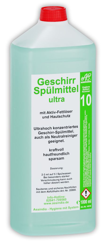 Geschirrspülmittel Ultra 1000ml Flasche