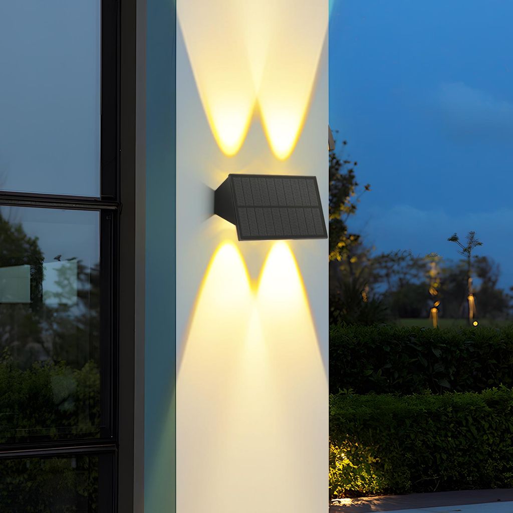 ZMH Lampes solaires d'extérieur Applique murale solaire Image du produit 