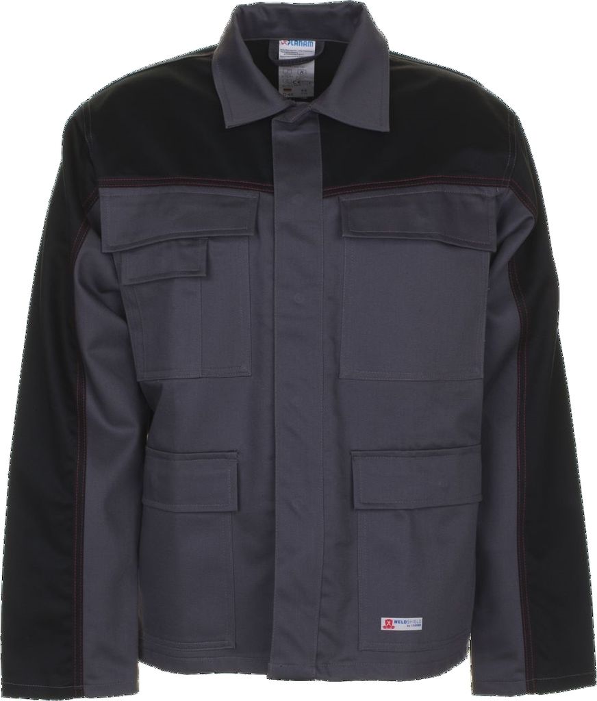 Giacca Planam Weld Shield grigio/nero 54 Immagine del prodotto 