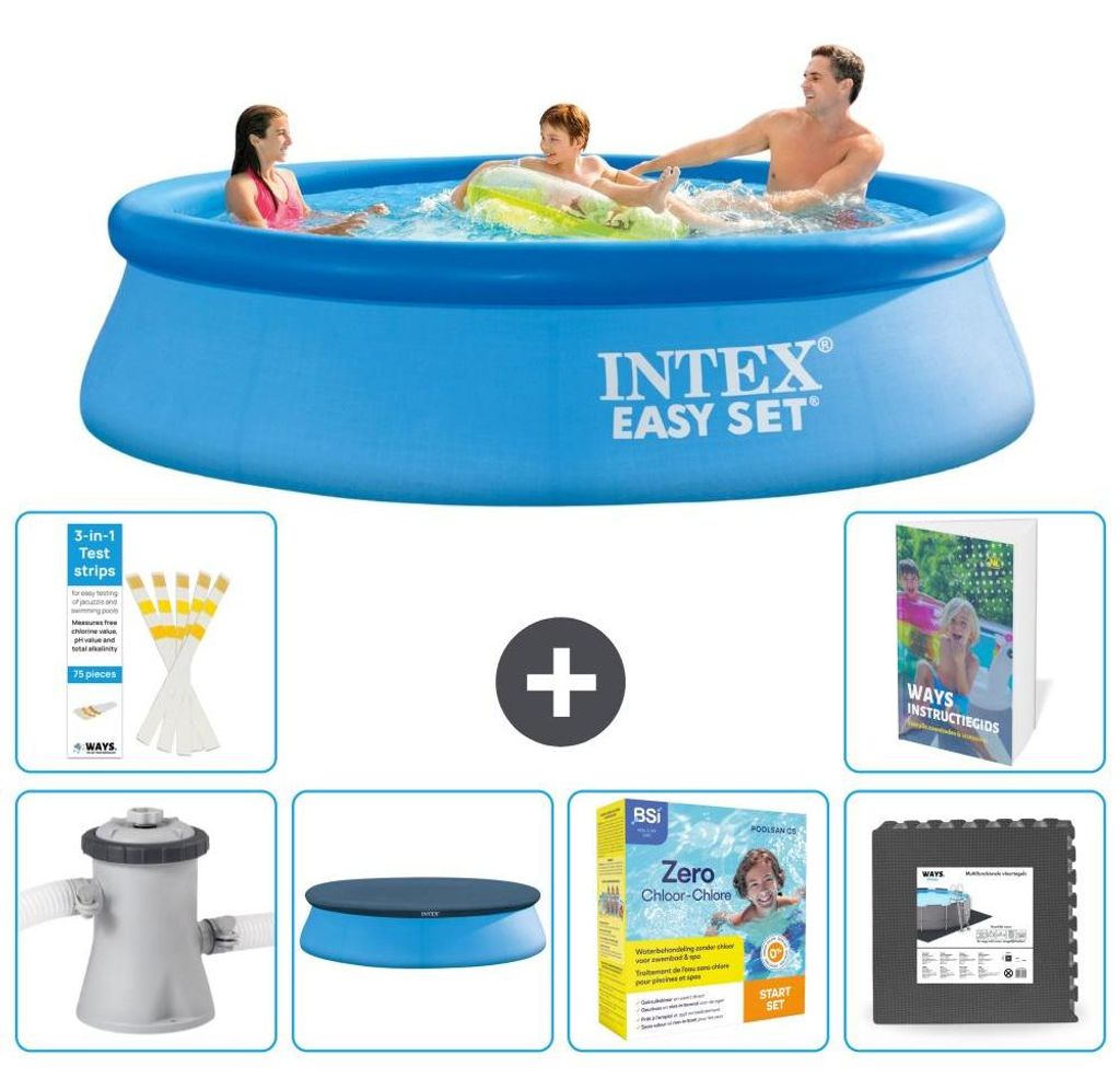 Easy Set Pool Rund - 305x76 cm - 7-teilig S259