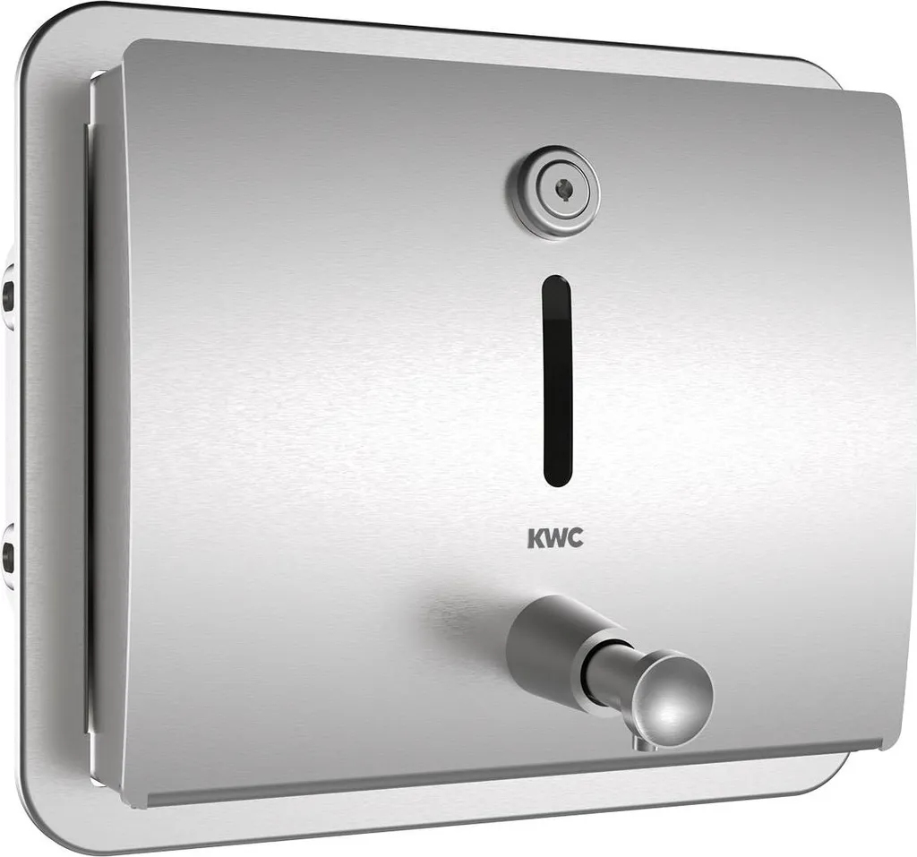 Distributeur Savon pour Sanitaires Publics KWC STRATOS Encastré Inox