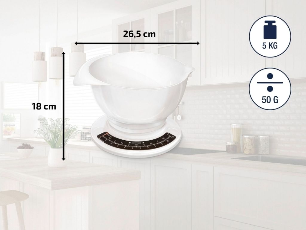 Kuchynská váha SOEHNLE Culina pro analógová s kapacitou 5 Obrázok produktu 14