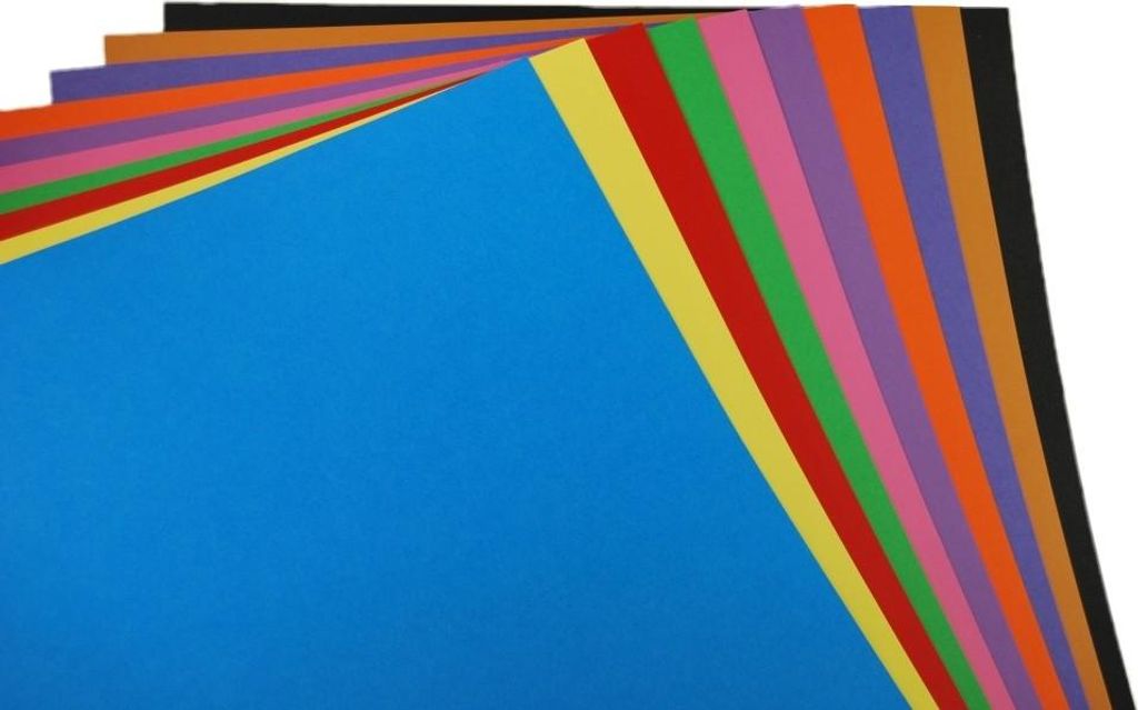 Cartone Brystol a colori A2 MIX 10 colori 50ark INTENSIVE Immagine del prodotto 