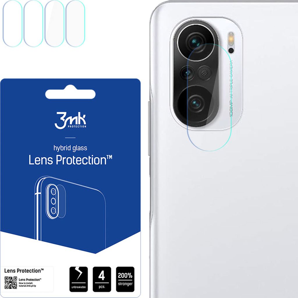 3mk Hybridglas Lens Protection für Xiaomi Mi 11X Pro 5G Kamera Objektiv Kameralinse 0,16mm 6H (4 Stück)