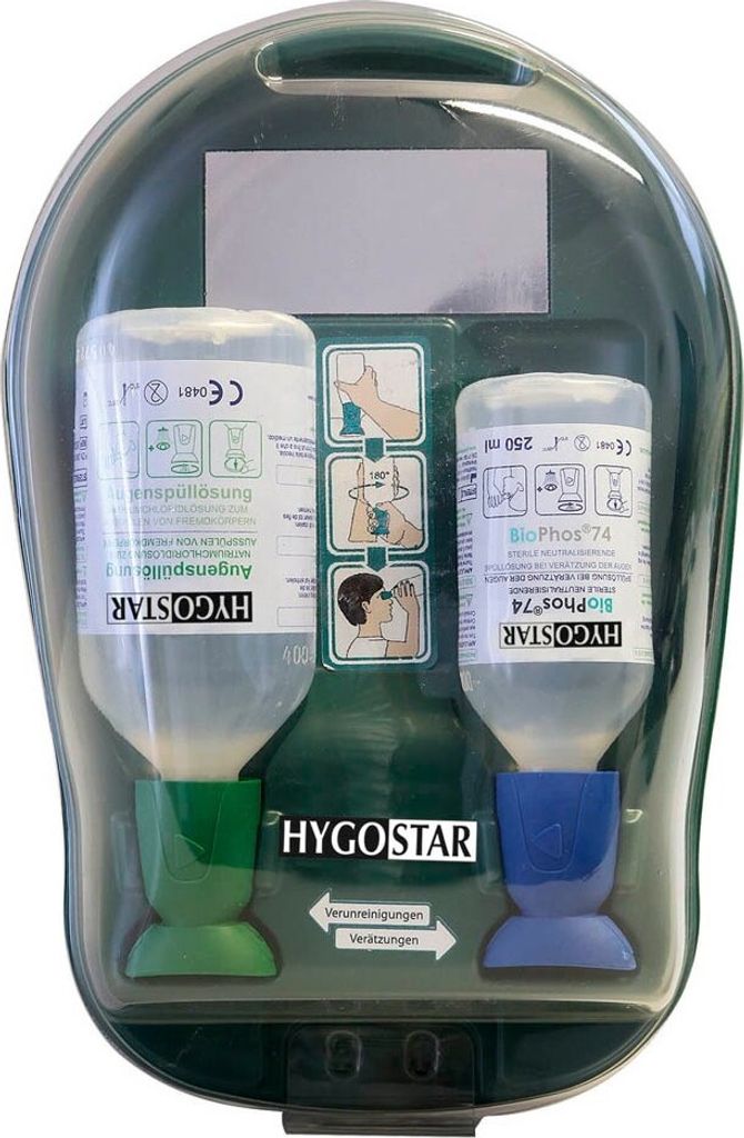 HYGOSTAR Augenspülstation Eye Care Medidrop II 50016 grün Kunststoff