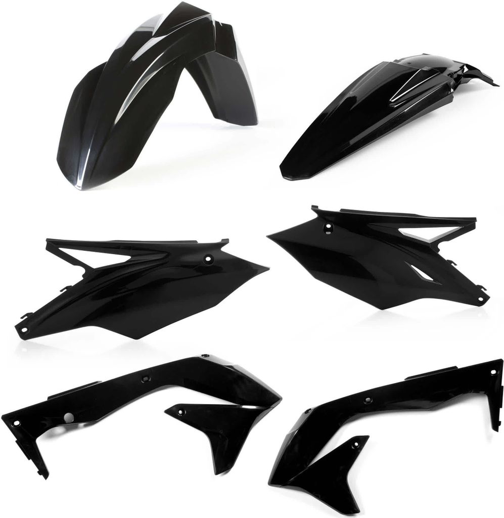 ACERBIS 6-teiliges Verkleidungsset Schwarz für KAWASAKI KXF 450 - USA