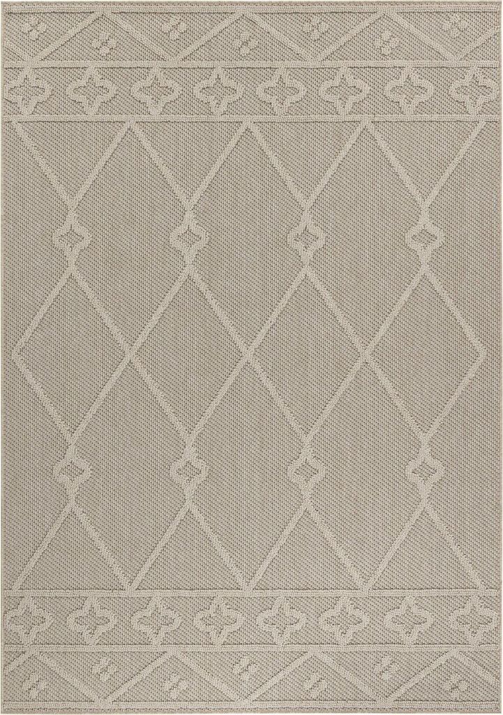 Outdoor Teppich Piero rechteckig, Farbe: Beige, Größe:140x200 cm