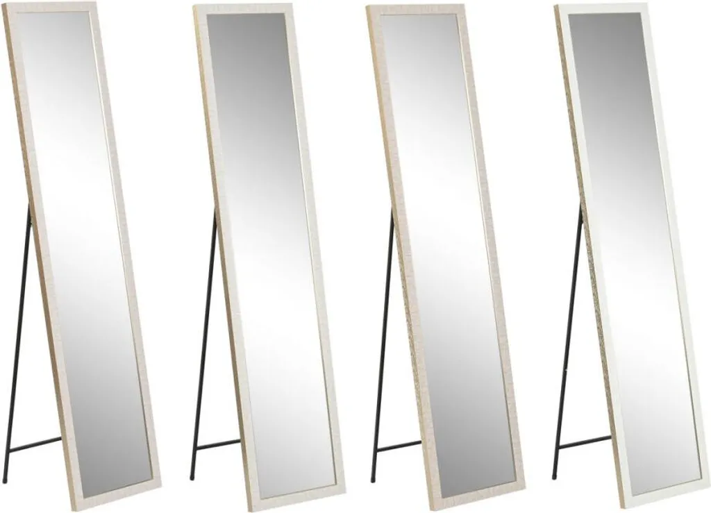 Miroir en cristal poli Home ESPRIT 156 cm cadre robuste multicolore x4
