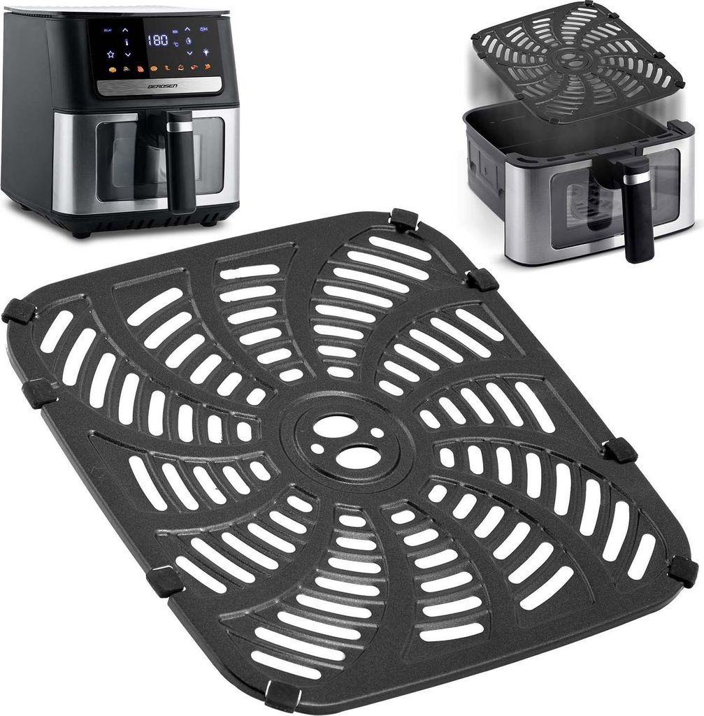 Grille pour friteuse à air chaud 22,5 x 24 cm Berdsen Image du produit 