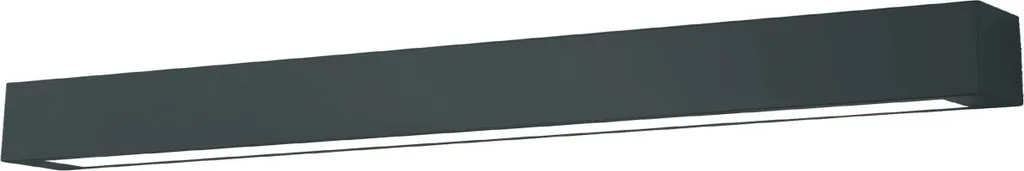 Applique murale LED design noir mat IP44 93cm avec nuances de blanc