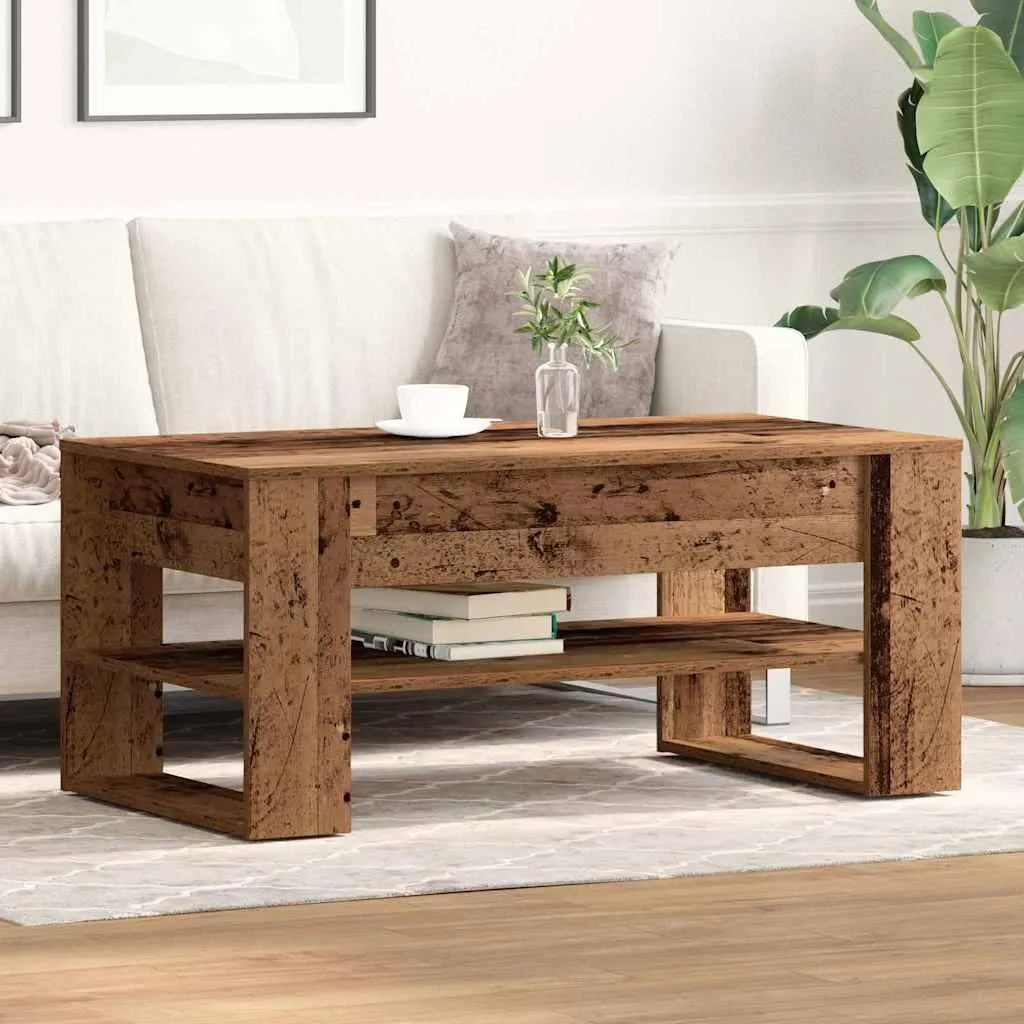 Tavolino Maison Exclusive in Legno Antico Recuperato - 102 cm