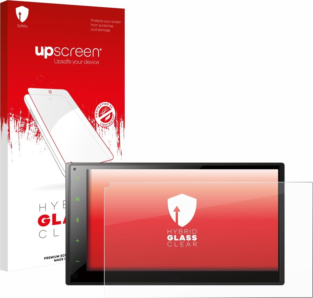upscreen Schutzglas für Pioneer SPH-DA160DAB Schutzfolie Panzer Folie Glas Display Schutz klar