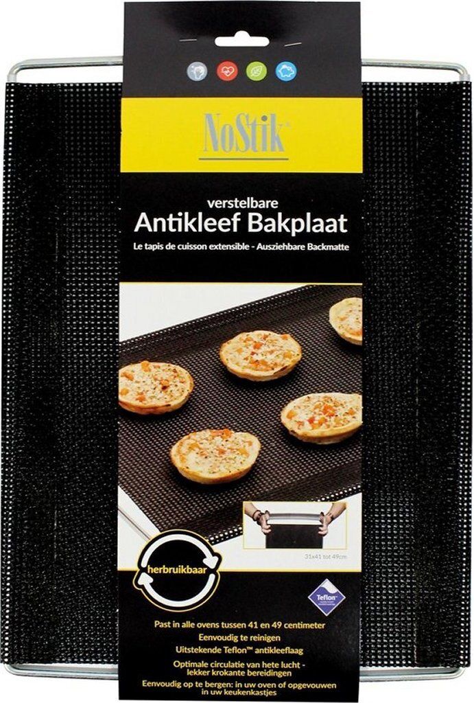 Nostik Crisper Mat 31x41-49 cm Zwart