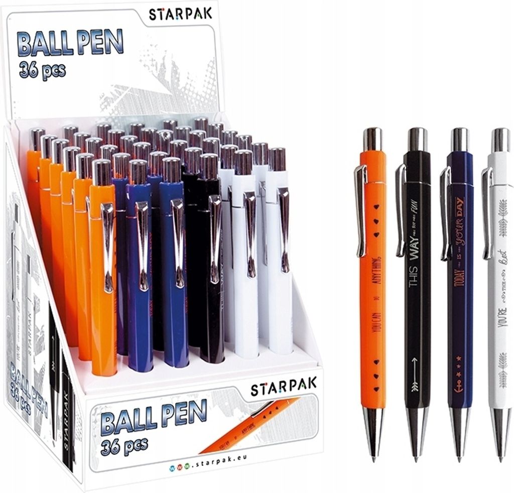 StarPak Automatik-Kugelschreiber blau