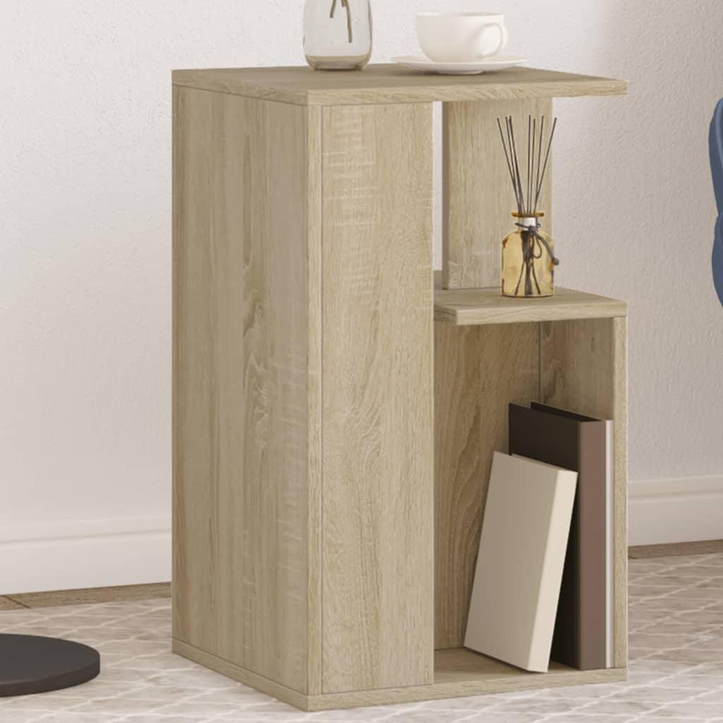 vidaXL Odkládací stolek Sonoma dub 35x35x60 cm materiál na Obrázek produktu 