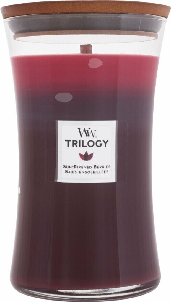 WoodWick Sun Ripened Berries, Kulatý, Červená, Červený Obrázek produktu 