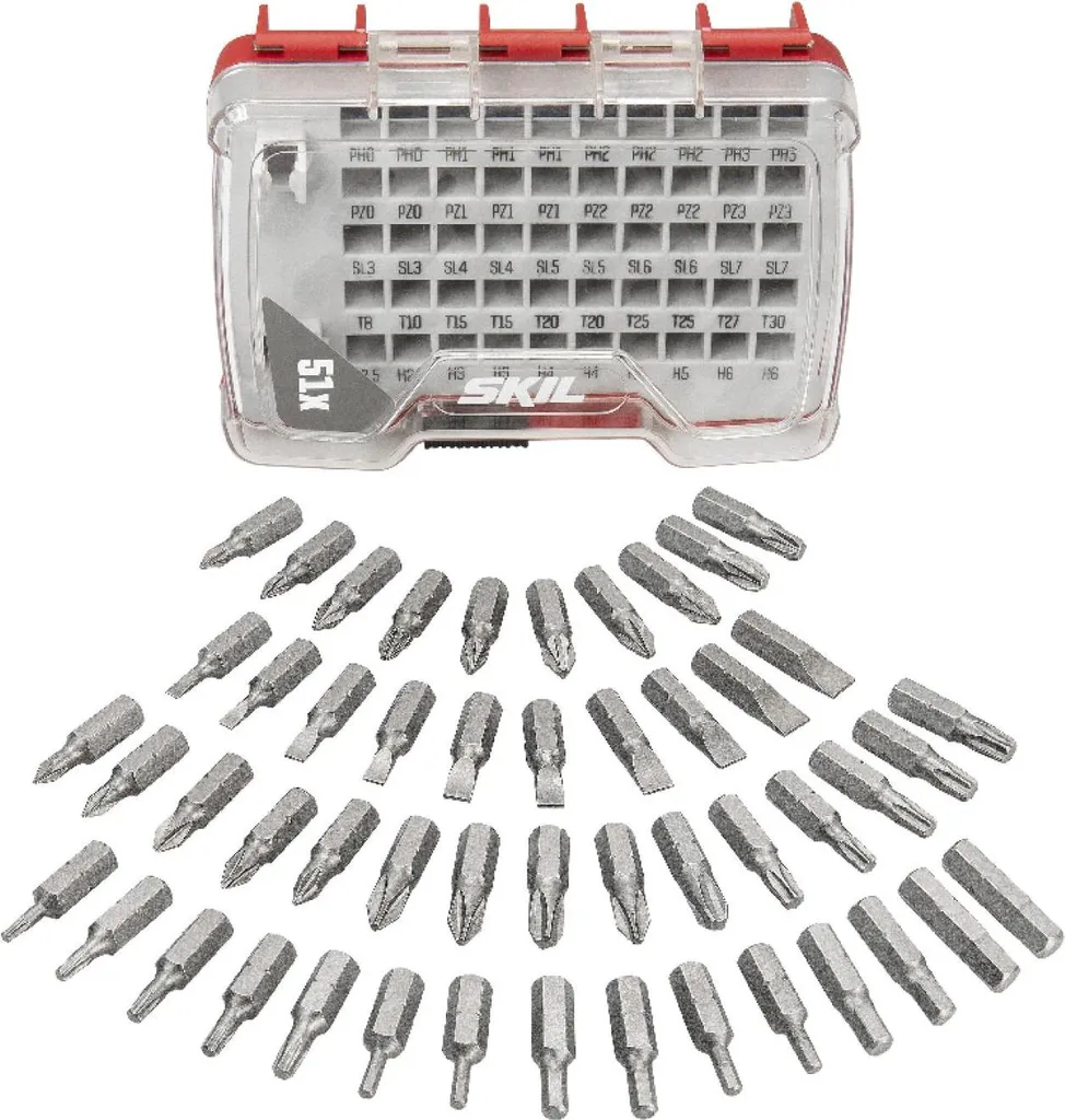 Coffret d'embouts de vissage SKIL 51 pièces pour perceuse visseuse