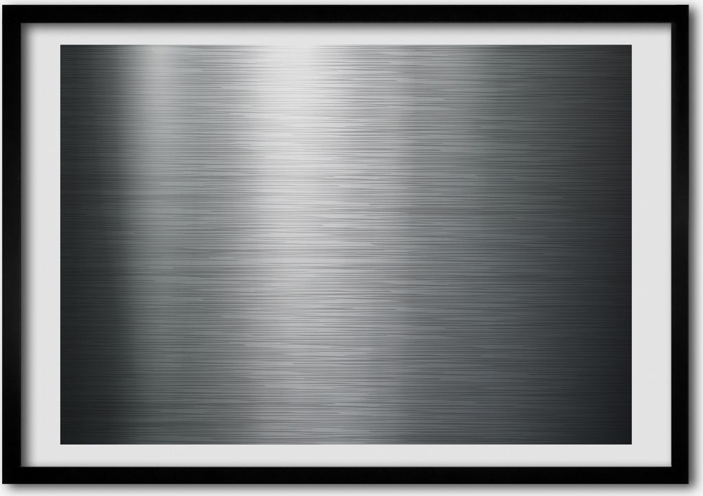 Bild - Bilderrahmen - 100 cm x 70 cm - MDF - Rahmen - Foto - Wandkunst Metall-Hintergrund