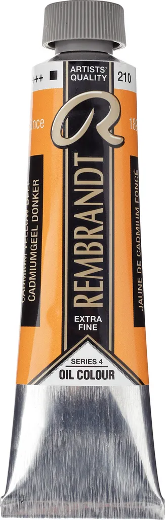 Rembrandt Peinture à l'Huile Tube 40 ml Jaune de Cadmium Foncé 210