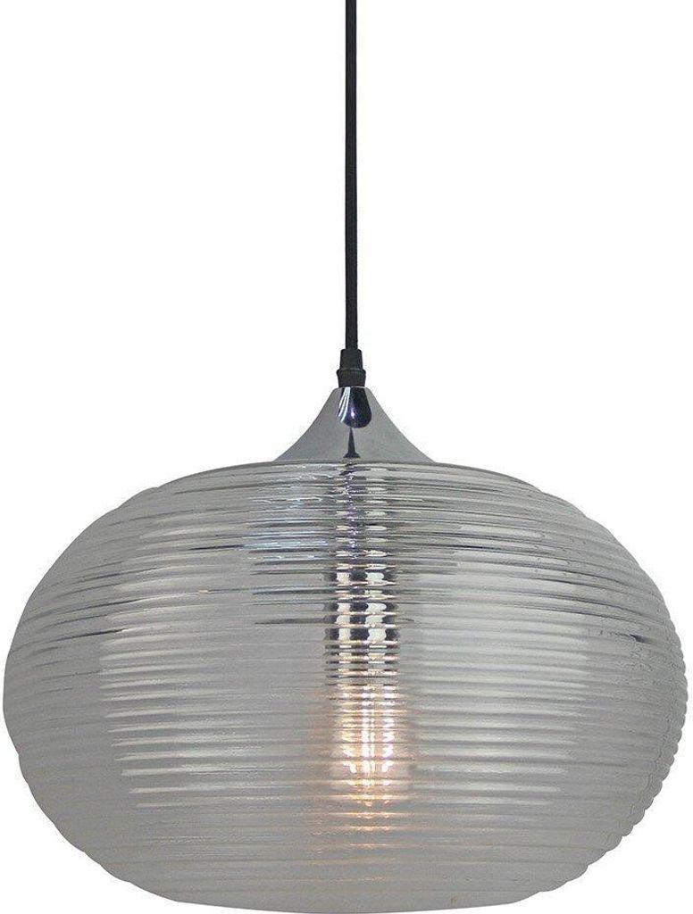 Deckenleuchte LED Pendelleuchte Diamantschnitt Glas schwarz Transparent 3880/ V-TAC