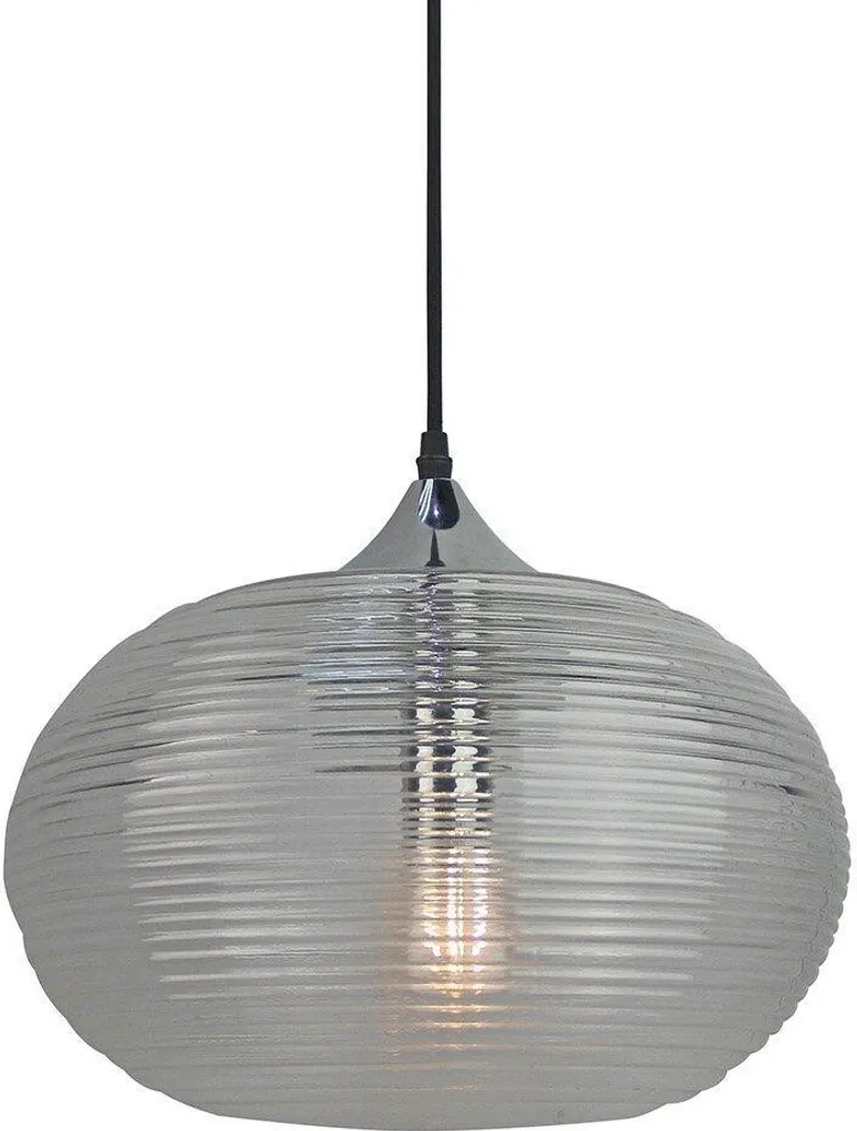 Luminaire Plafonnier LED en Verre Noir Transparent Effet Diamant V-TAC