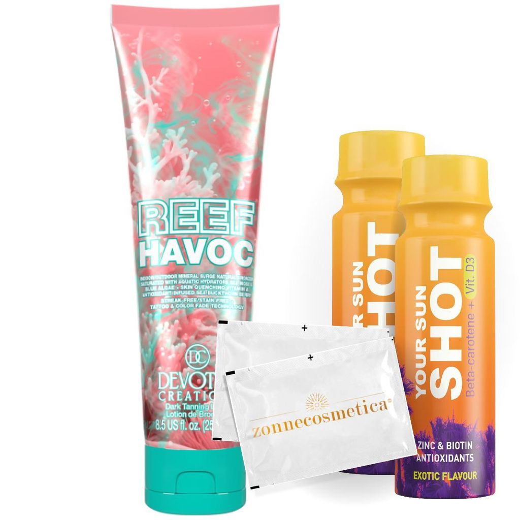 Devoted Creations - Reef Havoc + 2 Your Sun Shots + 2 Erfrischungstücher