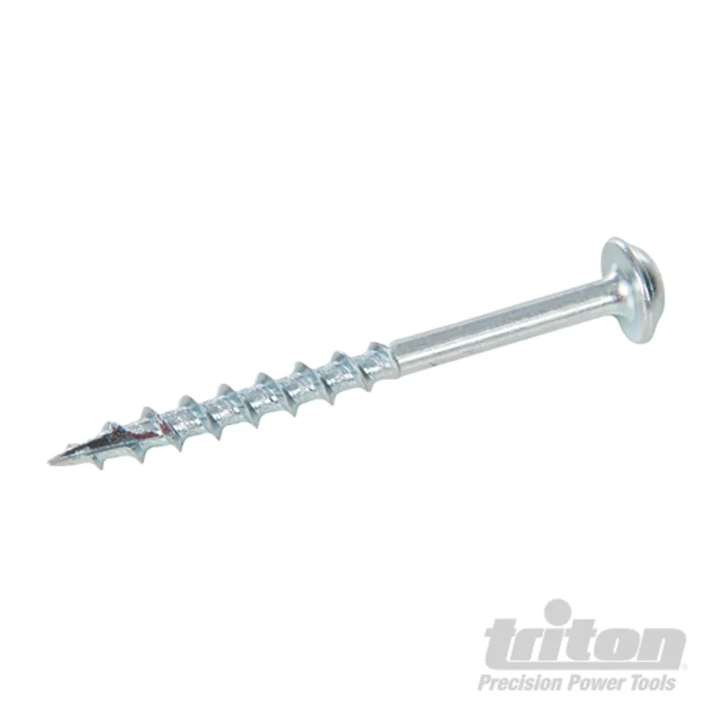 Vis Triton 609720 à filetage large et tête de rondelle galvanisée