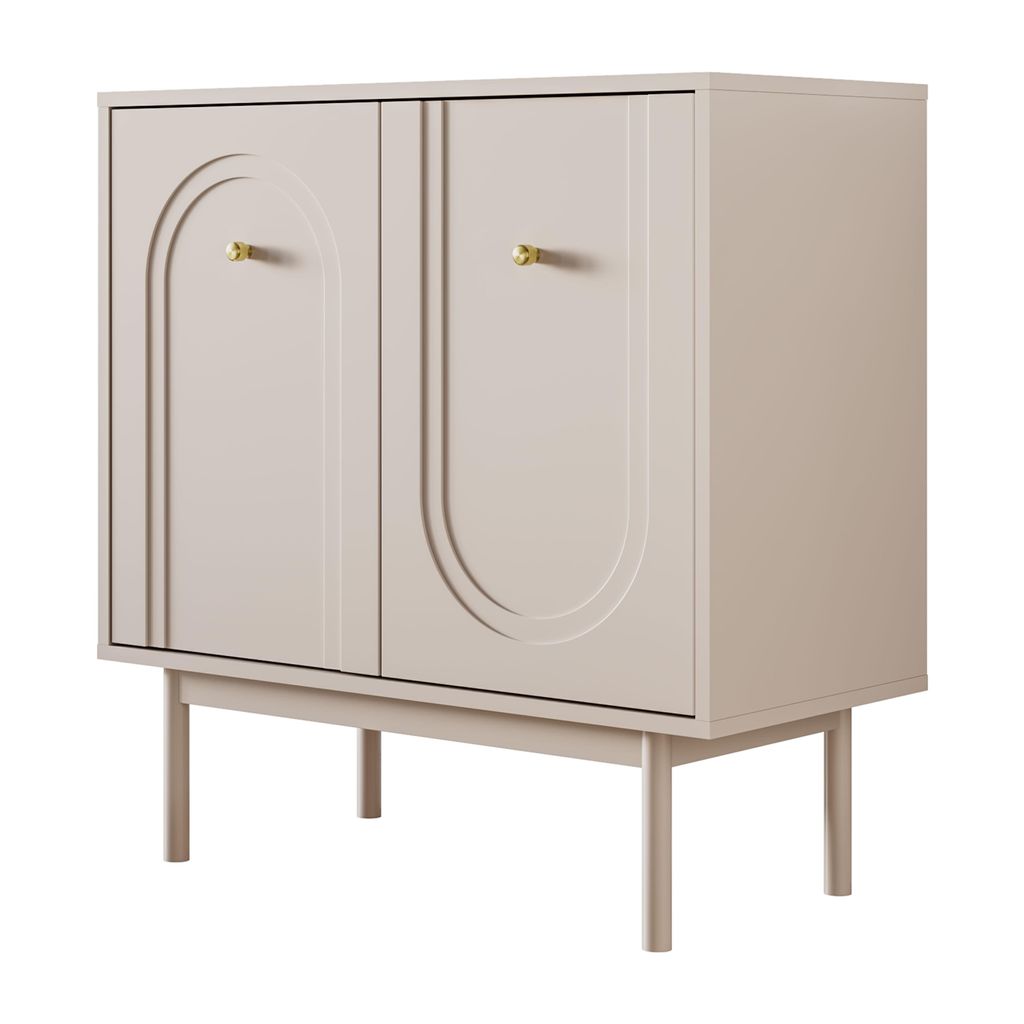 Kommode LIBERTY 2D Kaschmir auf holzbeinen Produktbild 