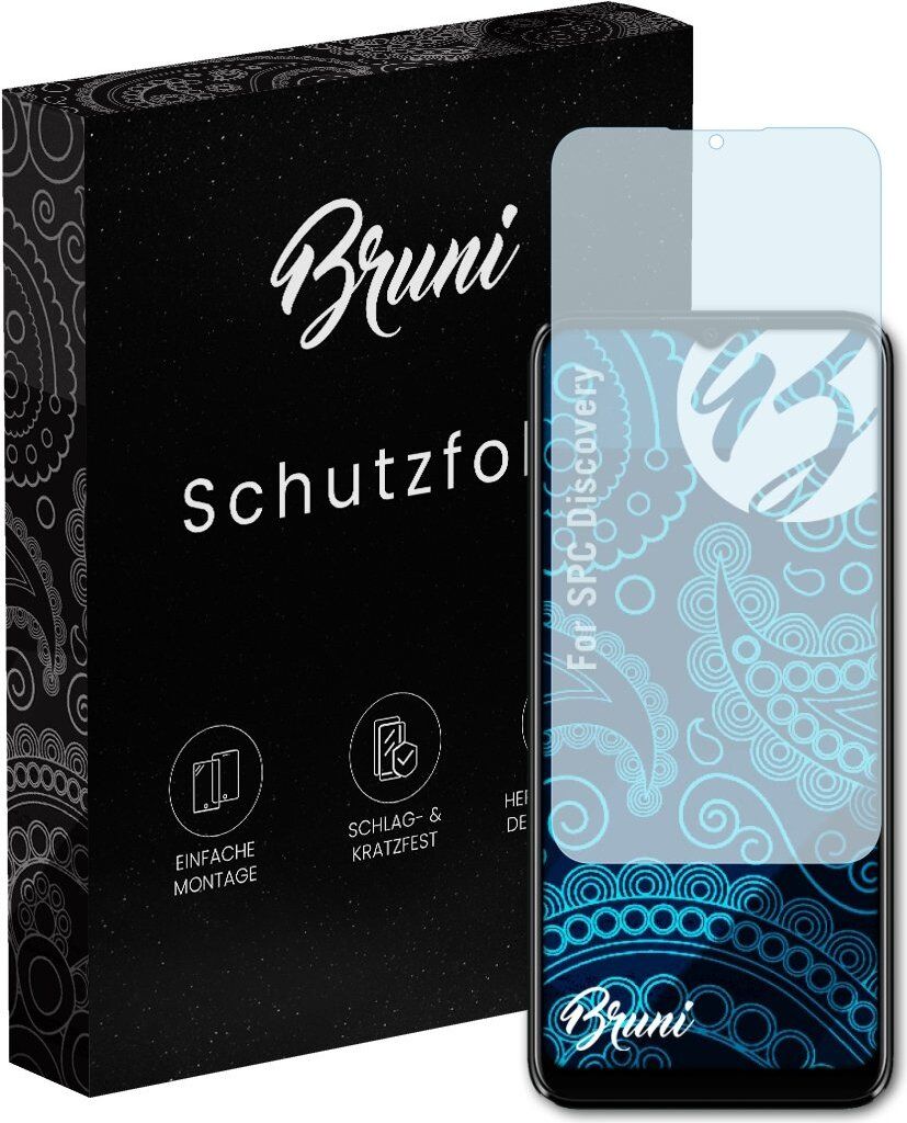 Bruni Basics-Clear 2x Schutzfolie kompatibel mit SPC Discovery Folie