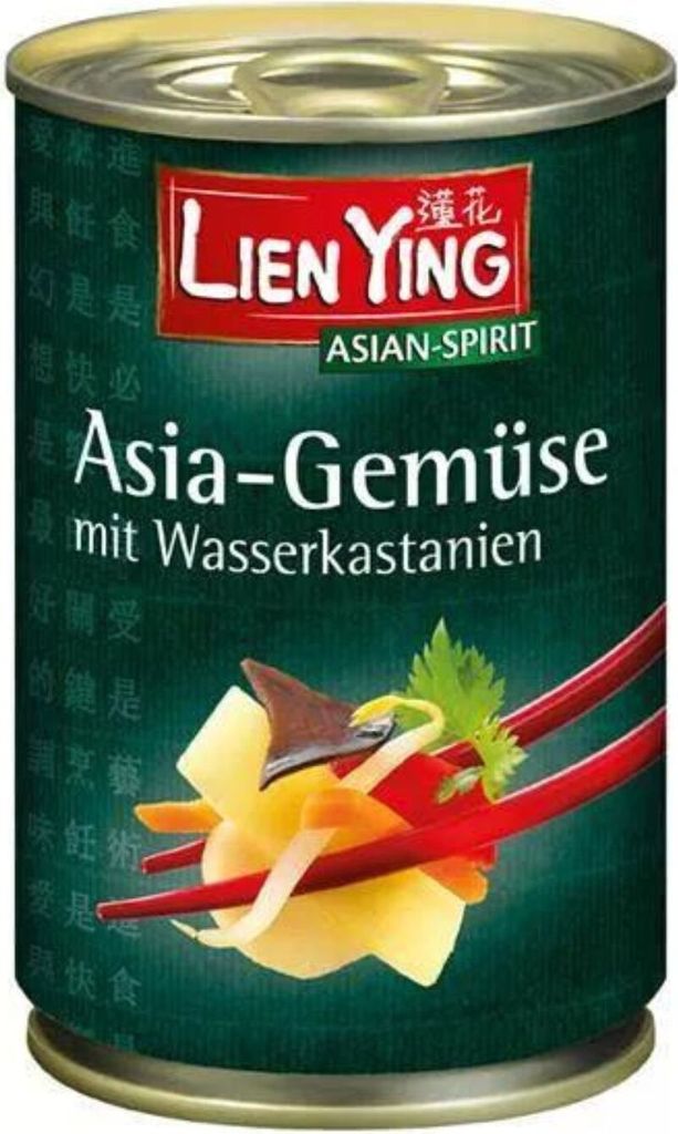 Lien Ying Asia-Gemüse mit Wasserkastanien, 400g Produktbild 