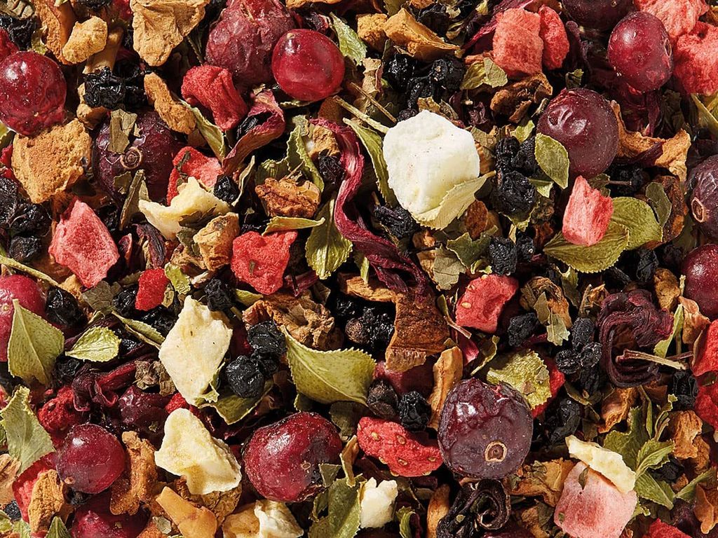 1 kg Früchteteemischung k.b.A. Rote Früchte & Buchu ohne Zusatz von Aroma DE-ÖKO-006