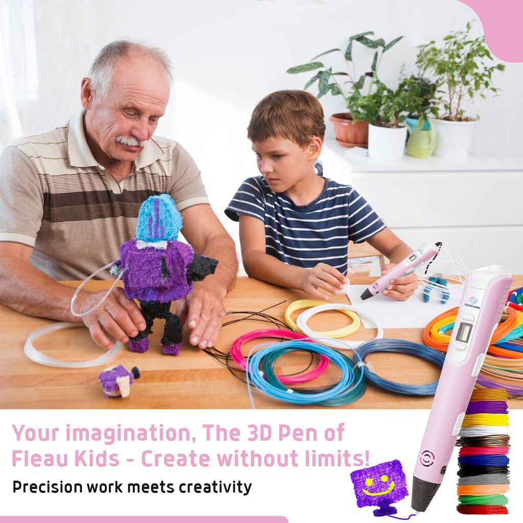 Fleau Kids 3D Pero Startovací Sada Růžová XXL - 150m Obrázek produktu 8