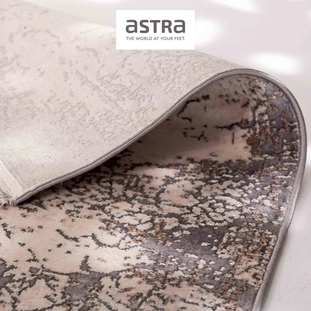 Tapis Design Beige Astra Mirano 133x190 cm - Textile Doux et Résistant