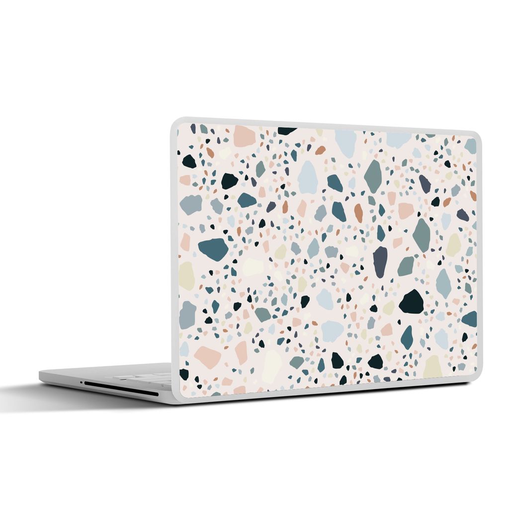 MuchoWow Laptop Aufkleber Sticker Cover Marmor - Steine - Muster 36.5x27.5 cm - Laptop-Sticker