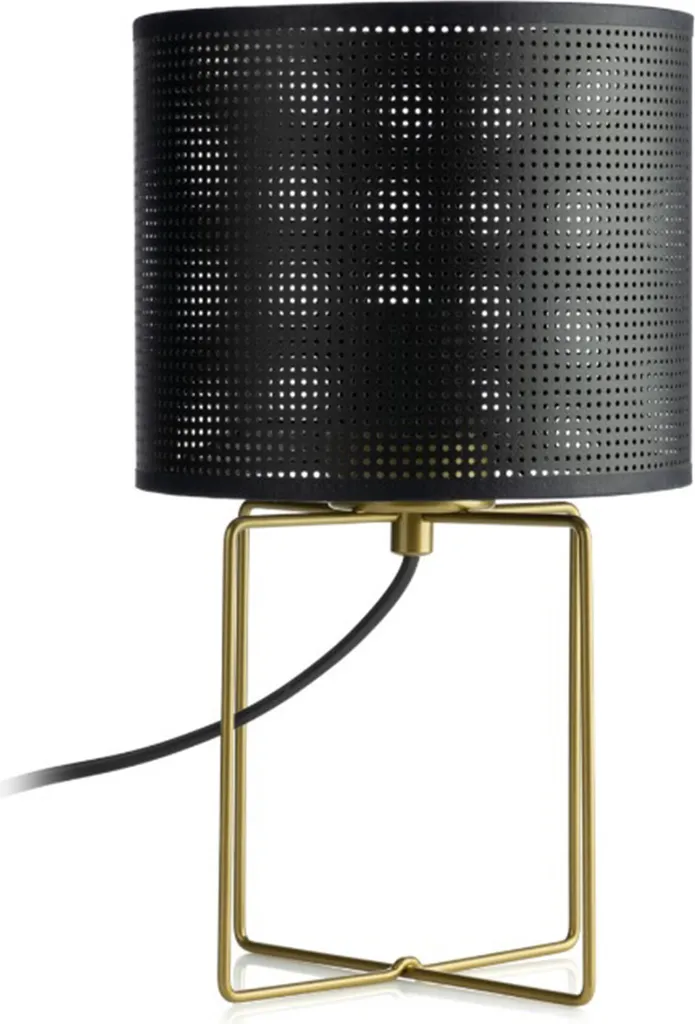 Lampe anti-éblouissement bureau Loft noir or pour protéger votre vue
