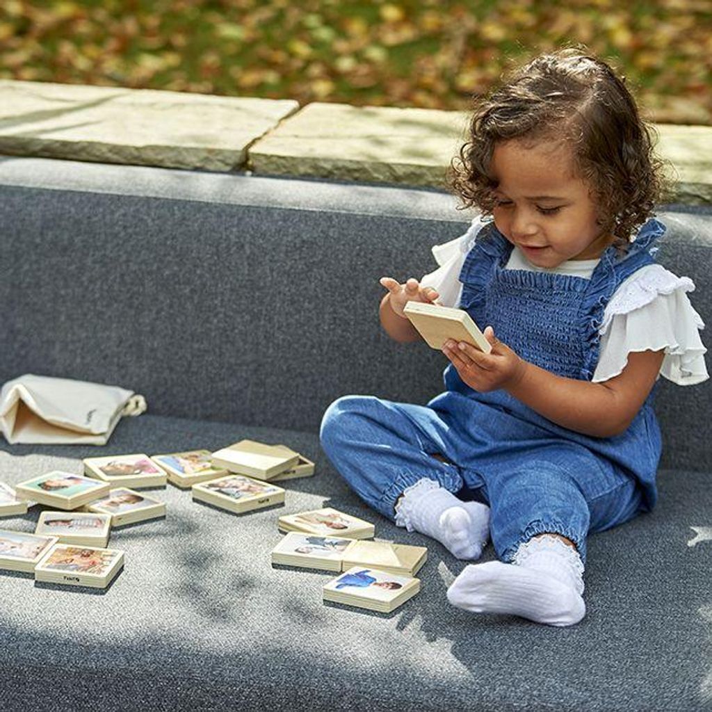 TickiT Holz-Emotionskacheln Lernspielzeug für Kinder