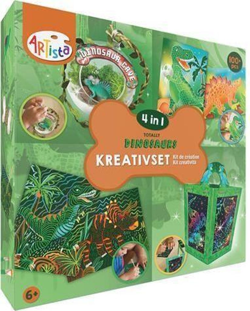 ARTISTA - Kreativset Dinosaurier 4in1
