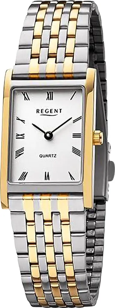 Regent orologio da donna in metallo orologio da polso al quarzo argento oro bracciale in metallo D2URF1332
